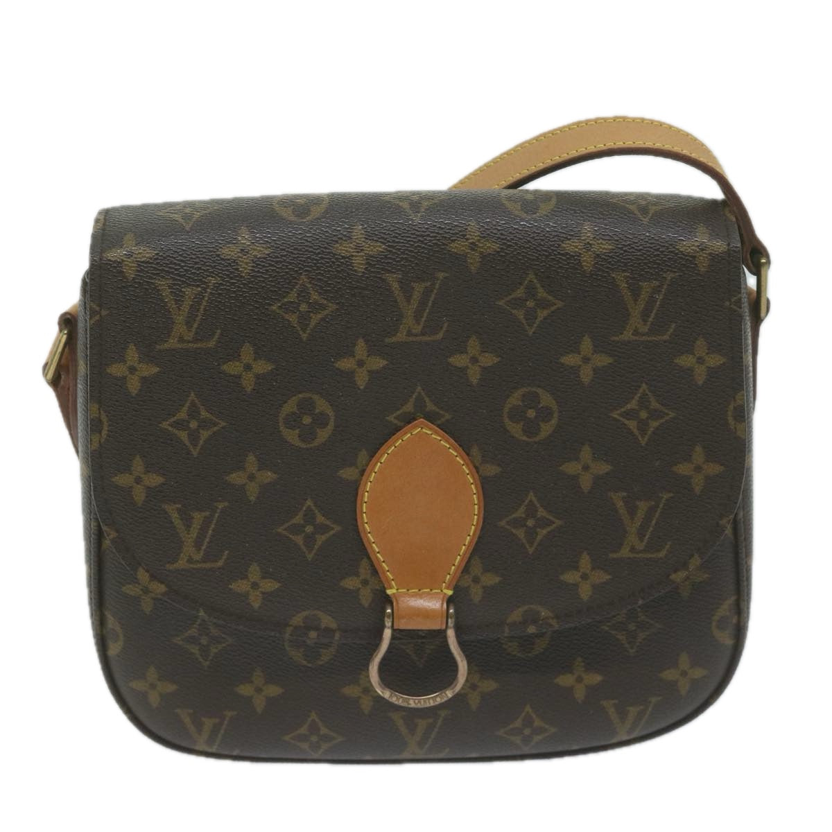 LOUIS VUITTON Monogram Saint Cloud GM Shoulder Bag M51242 LV Auth yk10561