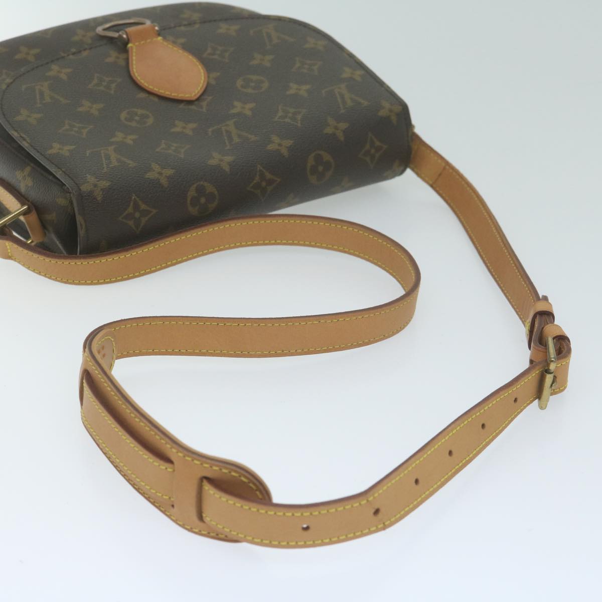 LOUIS VUITTON Monogram Saint Cloud GM Shoulder Bag M51242 LV Auth yk10561