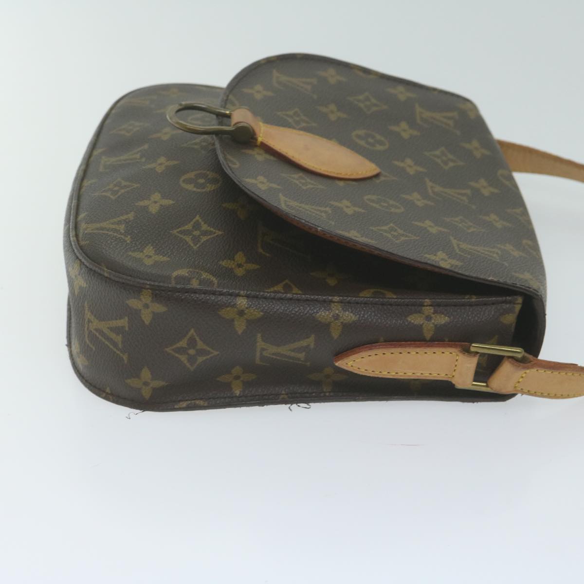 LOUIS VUITTON Monogram Saint Cloud GM Shoulder Bag M51242 LV Auth yk10581