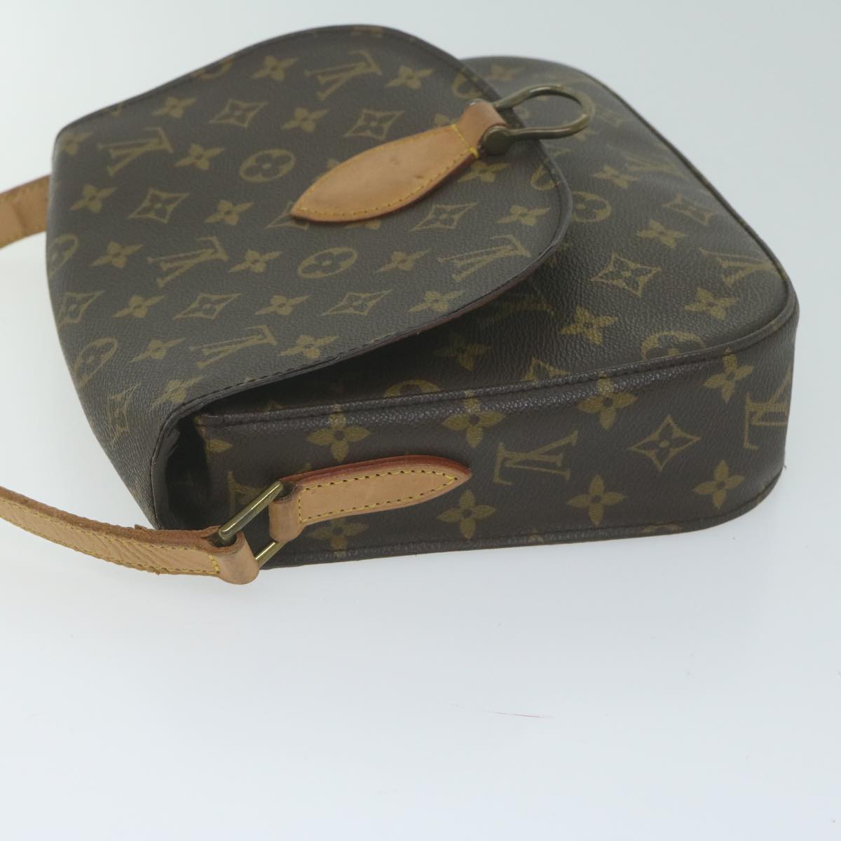 LOUIS VUITTON Monogram Saint Cloud GM Shoulder Bag M51242 LV Auth yk10581