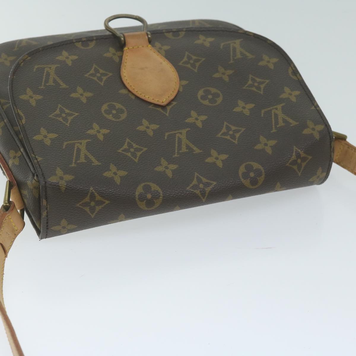 LOUIS VUITTON Monogram Saint Cloud GM Shoulder Bag M51242 LV Auth yk10581