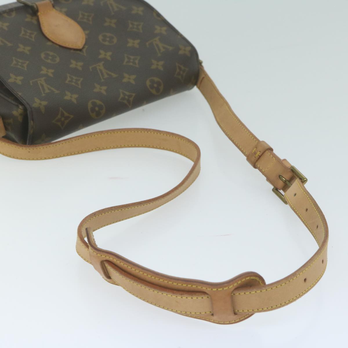 LOUIS VUITTON Monogram Saint Cloud GM Shoulder Bag M51242 LV Auth yk10581