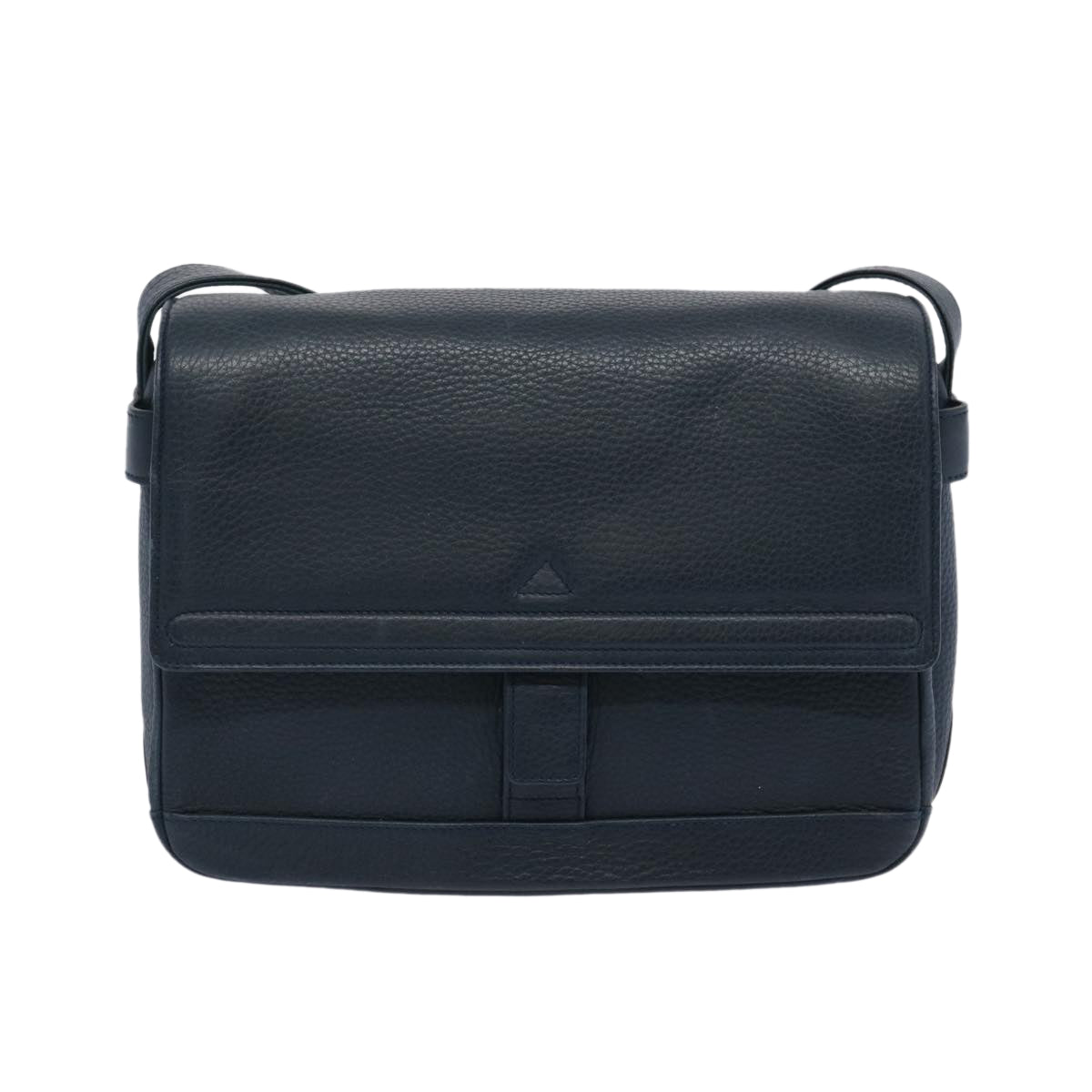 GUCCI Shoulder Bag Leather Navy 001 261 Auth yk10584