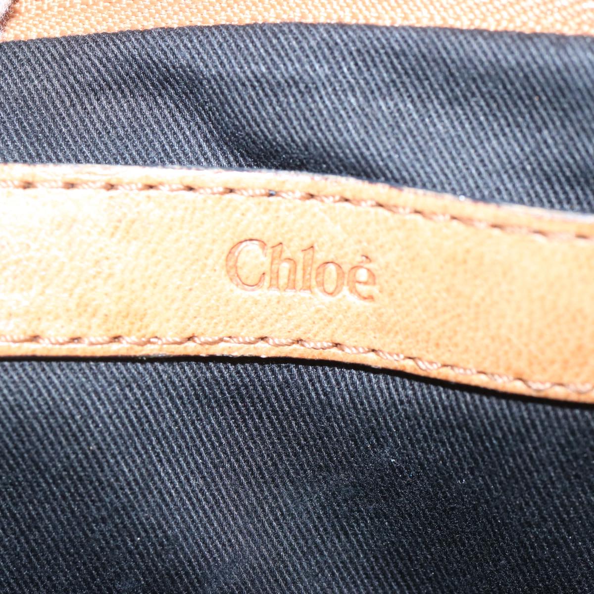Chloe Etel Hand Bag Leather 2way Brown 01 11 50 Auth yk10588