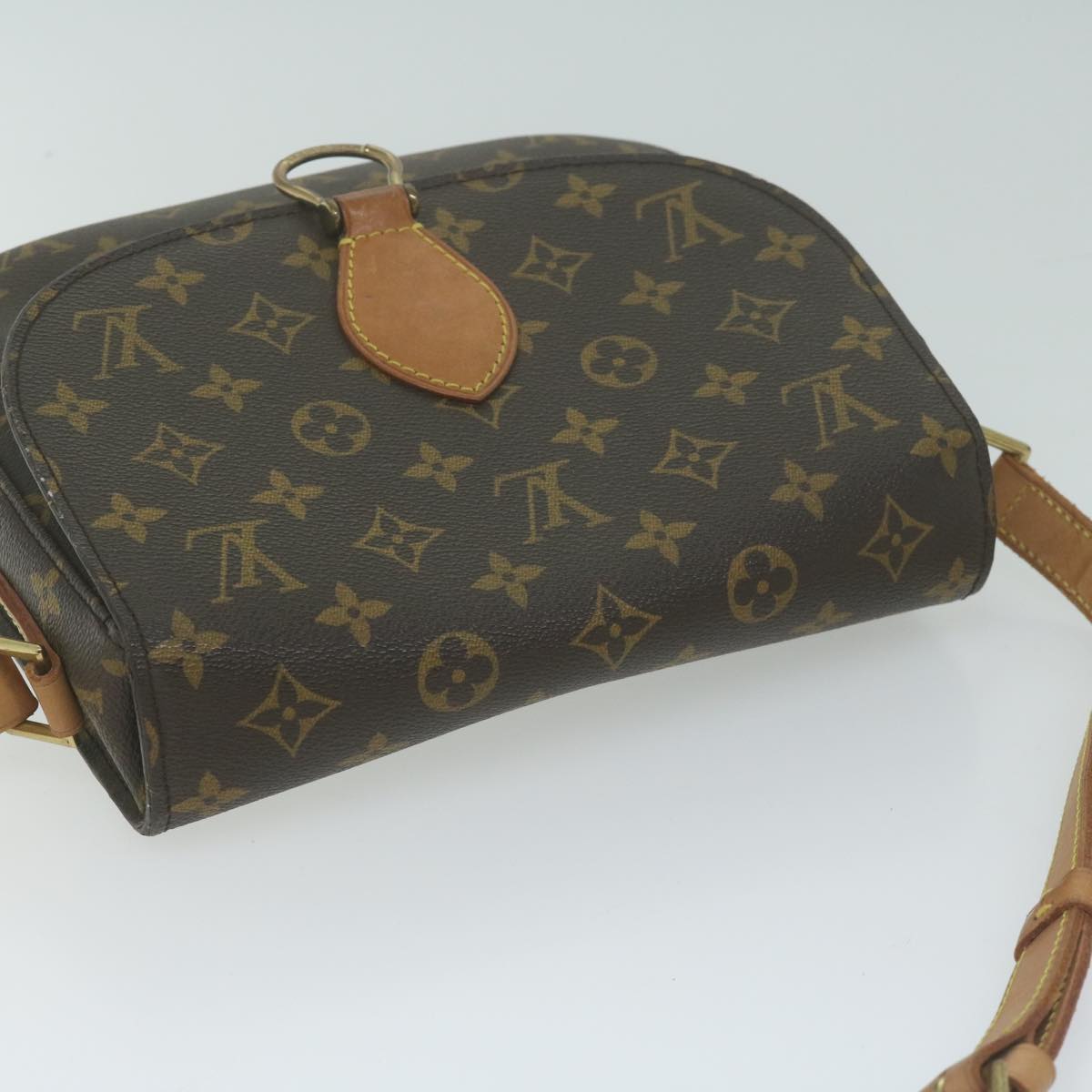 LOUIS VUITTON Monogram Saint Cloud GM Shoulder Bag M51242 LV Auth yk10612