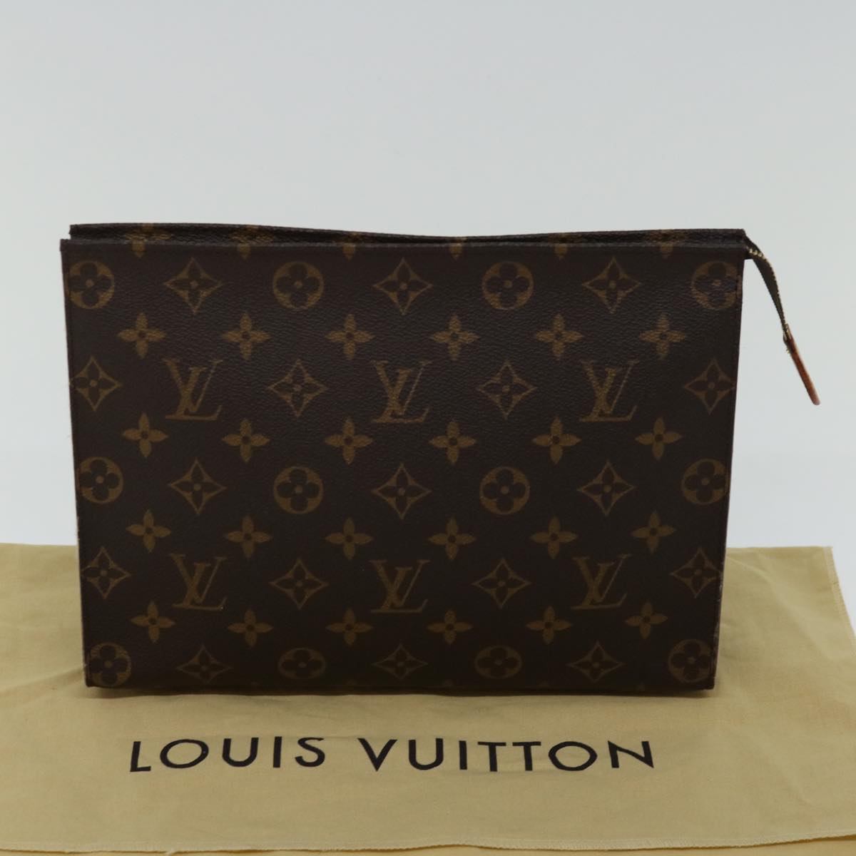 LOUIS VUITTON Monogram Poche Toilette 26 Pouch M47542 LV Auth yk10647