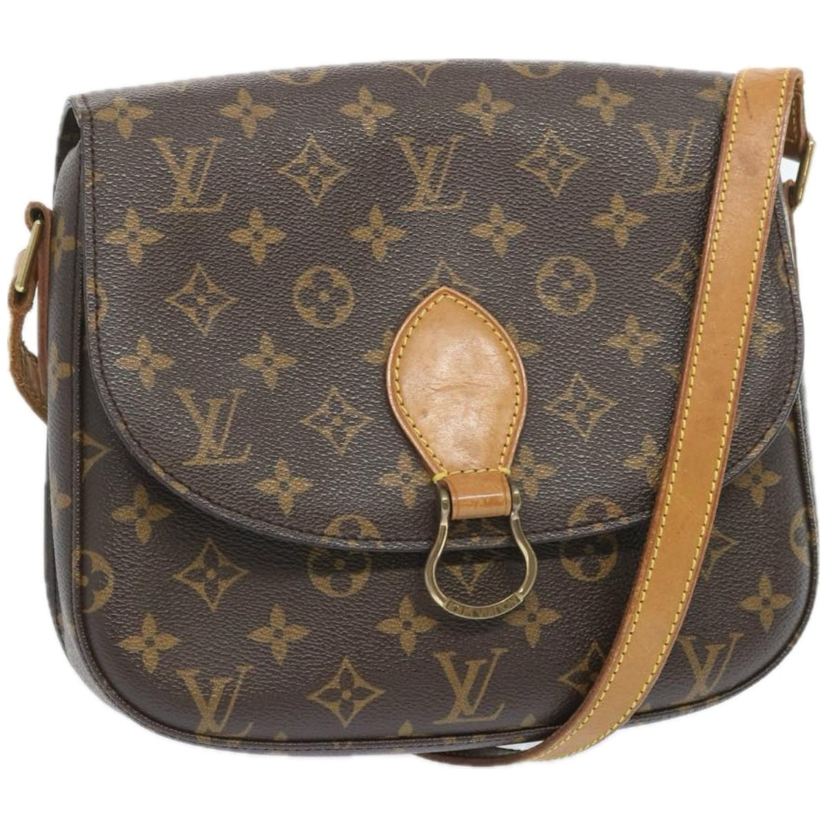 LOUIS VUITTON Monogram Saint Cloud GM Shoulder Bag M51242 LV Auth yk10664