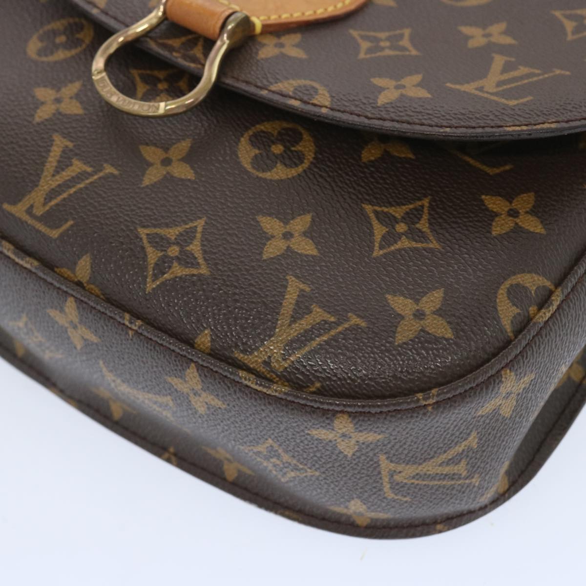 LOUIS VUITTON Monogram Saint Cloud GM Shoulder Bag M51242 LV Auth yk10664