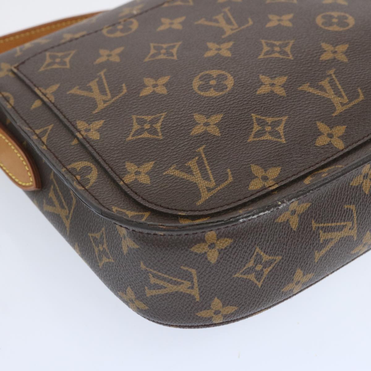 LOUIS VUITTON Monogram Saint Cloud GM Shoulder Bag M51242 LV Auth yk10664