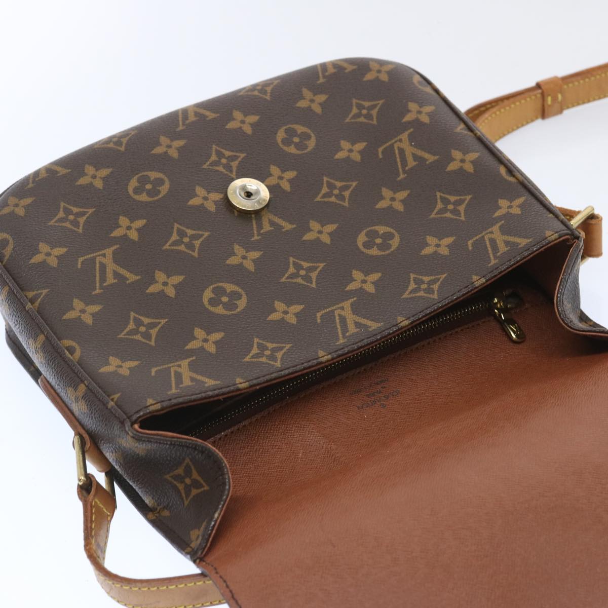 LOUIS VUITTON Monogram Saint Cloud GM Shoulder Bag M51242 LV Auth yk10664