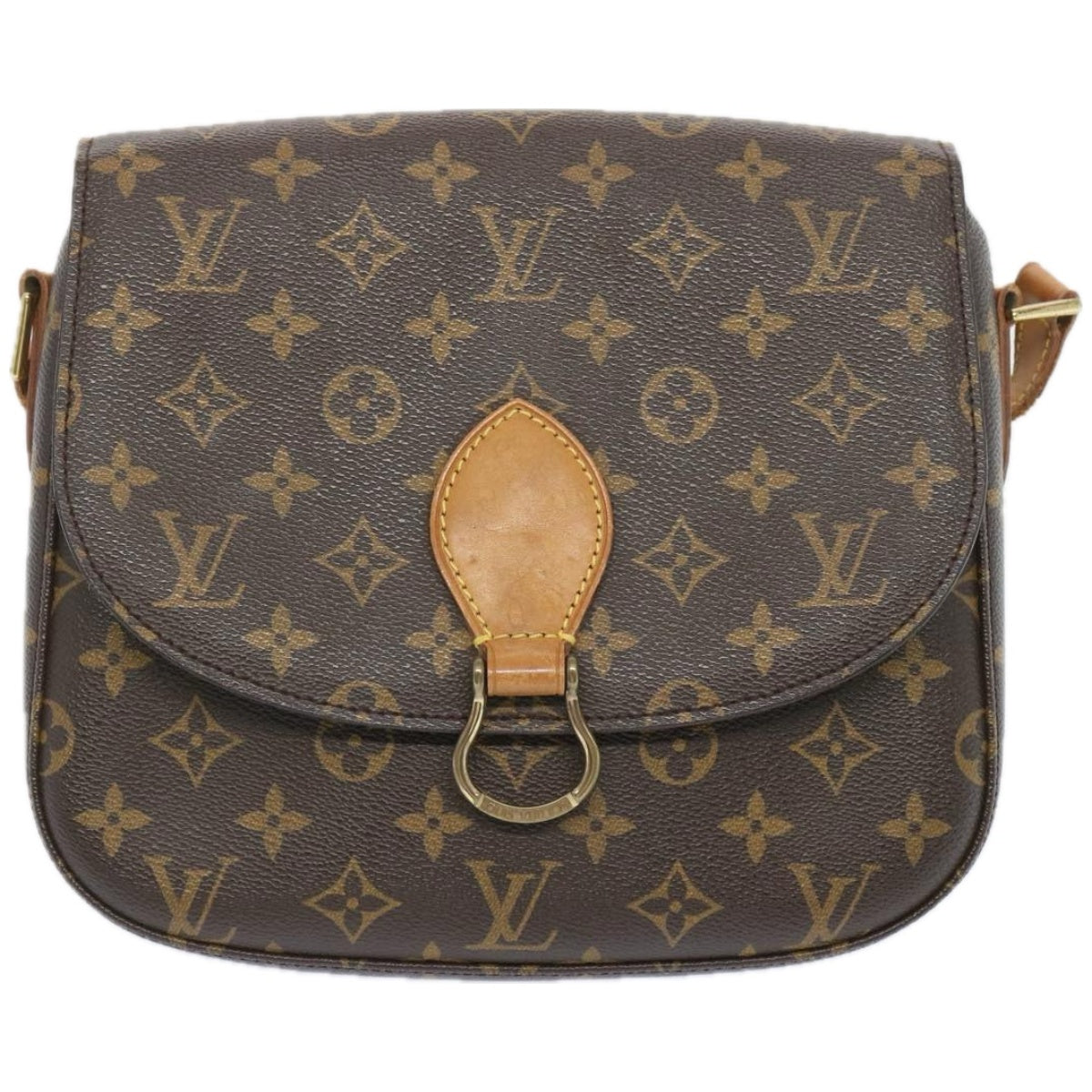 LOUIS VUITTON Monogram Saint Cloud GM Shoulder Bag M51242 LV Auth yk10664