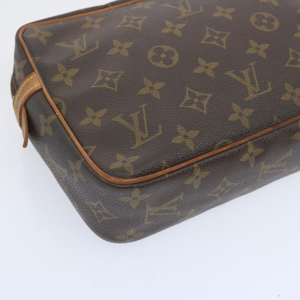 LOUIS VUITTON Monogram Compiegne 23 Clutch Bag M51847 LV Auth yk10679