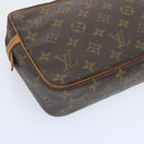 LOUIS VUITTON Monogram Compiegne 23 Clutch Bag M51847 LV Auth yk10679-15