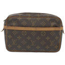 LOUIS VUITTON Monogram Compiegne 23 Clutch Bag M51847 LV Auth yk10679-13