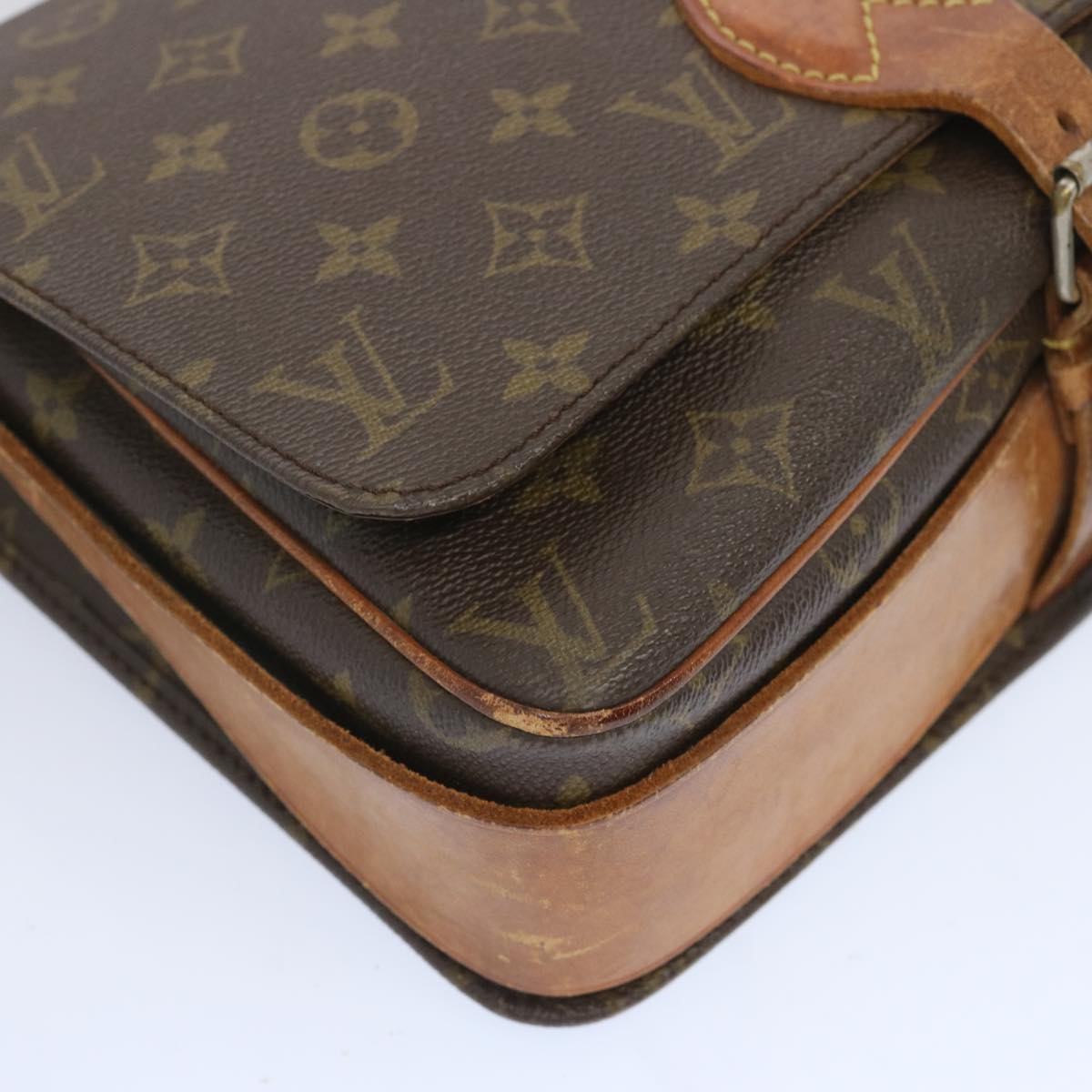 LOUIS VUITTON Monogram Cartouchiere GM Shoulder Bag Vintage M51252 Auth yk10691