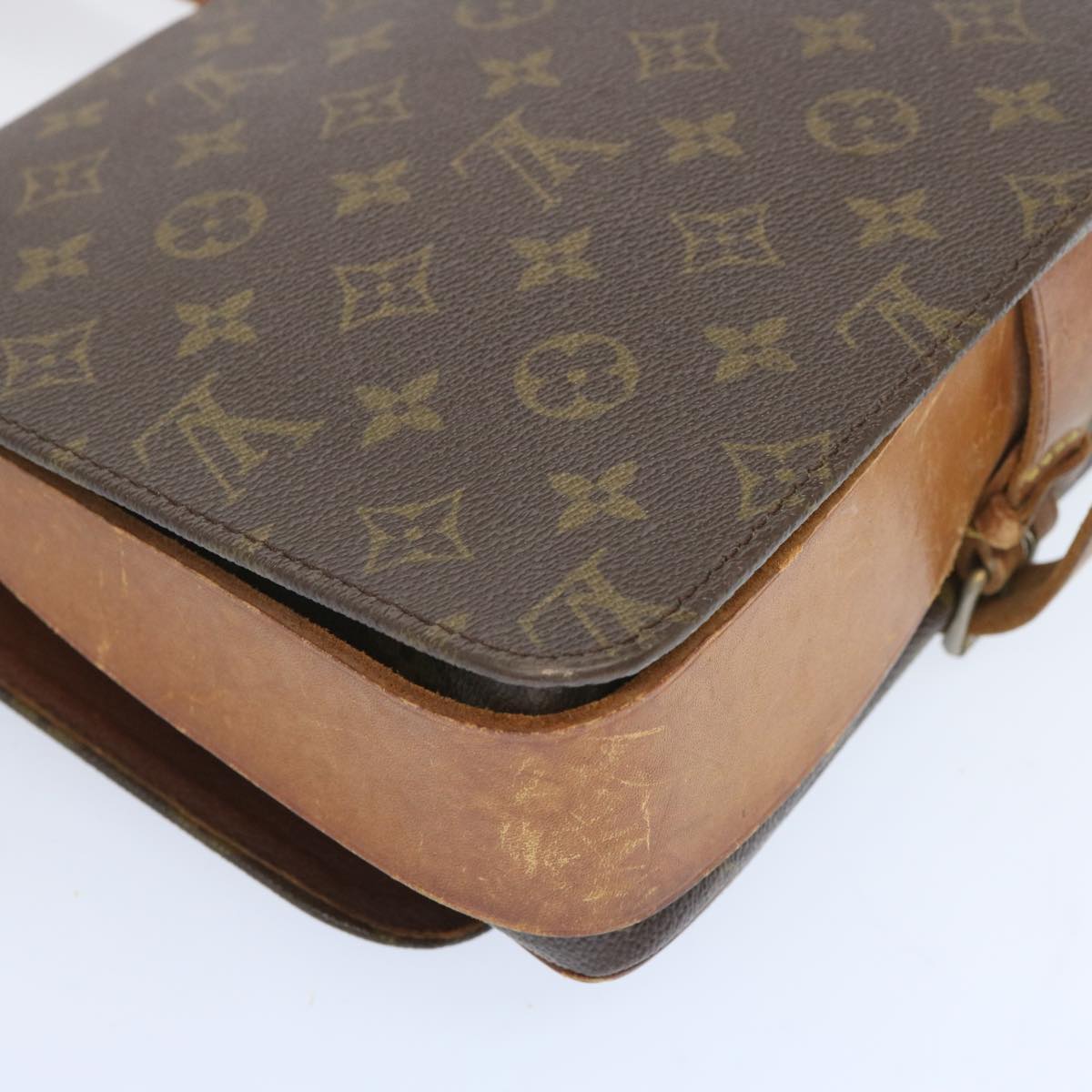 LOUIS VUITTON Monogram Cartouchiere GM Shoulder Bag Vintage M51252 Auth yk10691