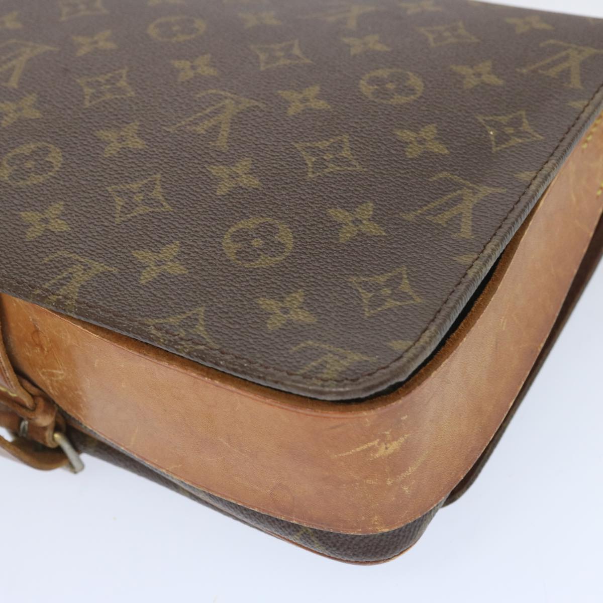 LOUIS VUITTON Monogram Cartouchiere GM Shoulder Bag Vintage M51252 Auth yk10691