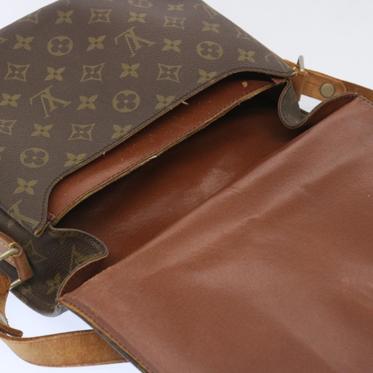 LOUIS VUITTON Monogram Cartouchiere GM Shoulder Bag Vintage M51252 Auth yk10691