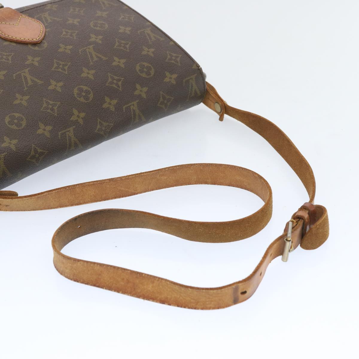 LOUIS VUITTON Monogram Cartouchiere GM Shoulder Bag Vintage M51252 Auth yk10691