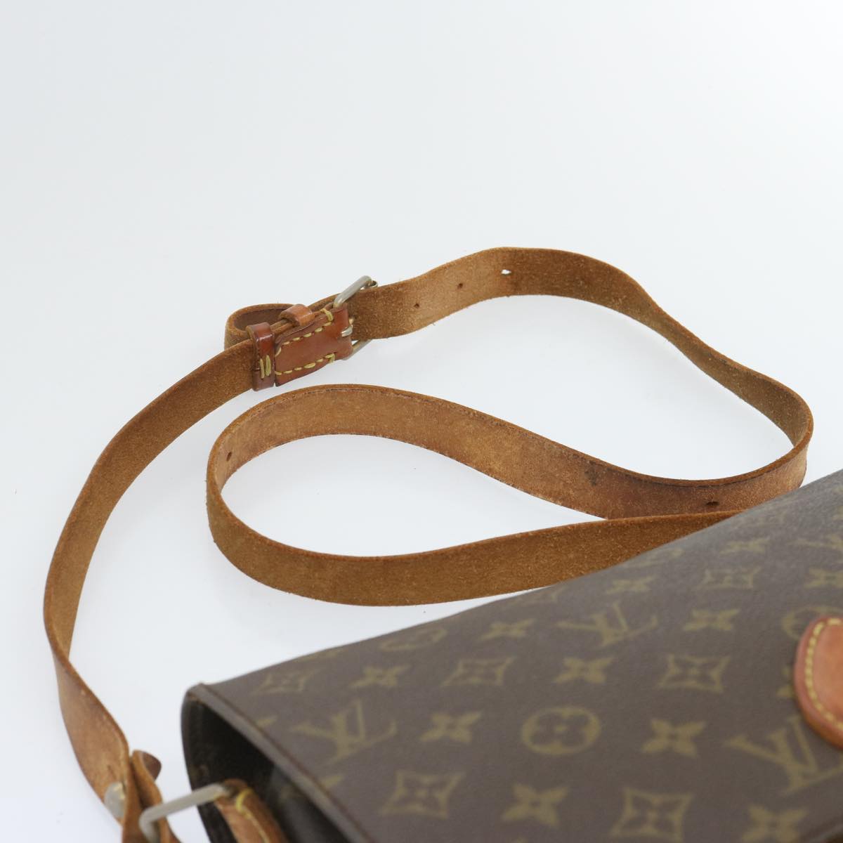 LOUIS VUITTON Monogram Cartouchiere GM Shoulder Bag Vintage M51252 Auth yk10691