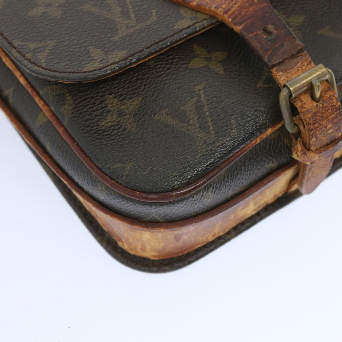 LOUIS VUITTON Monogram Cartouchiere PM Shoulder Bag Vintage M51254 Auth yk10699