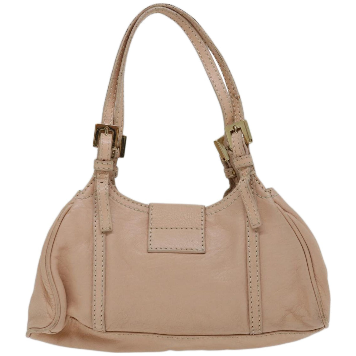 FENDI Hand Bag Leather Pink Auth yk10711 - 0