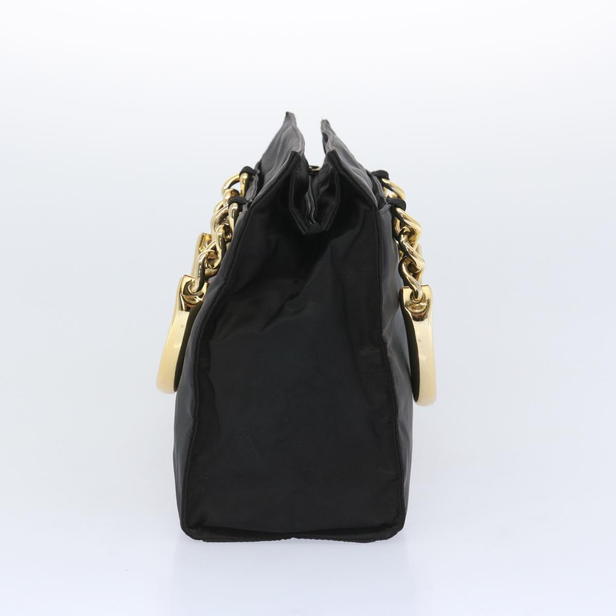 PRADA Hand Bag Nylon Black Auth yk10714