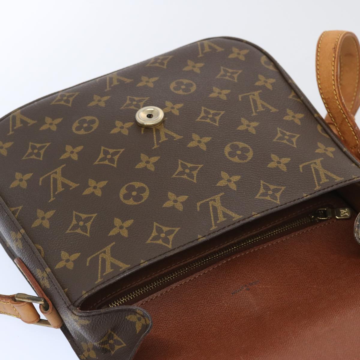 LOUIS VUITTON Monogram Saint Cloud GM Shoulder Bag M51242 LV Auth yk10719