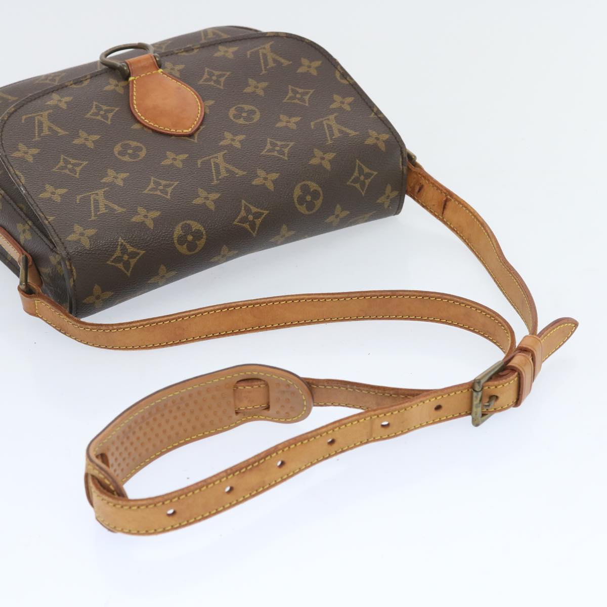 LOUIS VUITTON Monogram Saint Cloud GM Shoulder Bag M51242 LV Auth yk10719