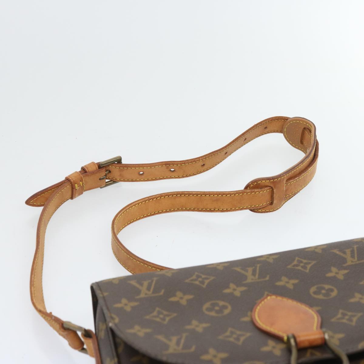 LOUIS VUITTON Monogram Saint Cloud GM Shoulder Bag M51242 LV Auth yk10719