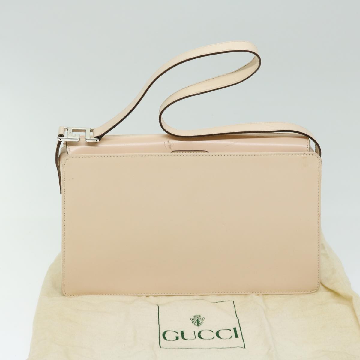 GUCCI Shoulder Bag Leather Pink 001 406 1721 Auth yk10722