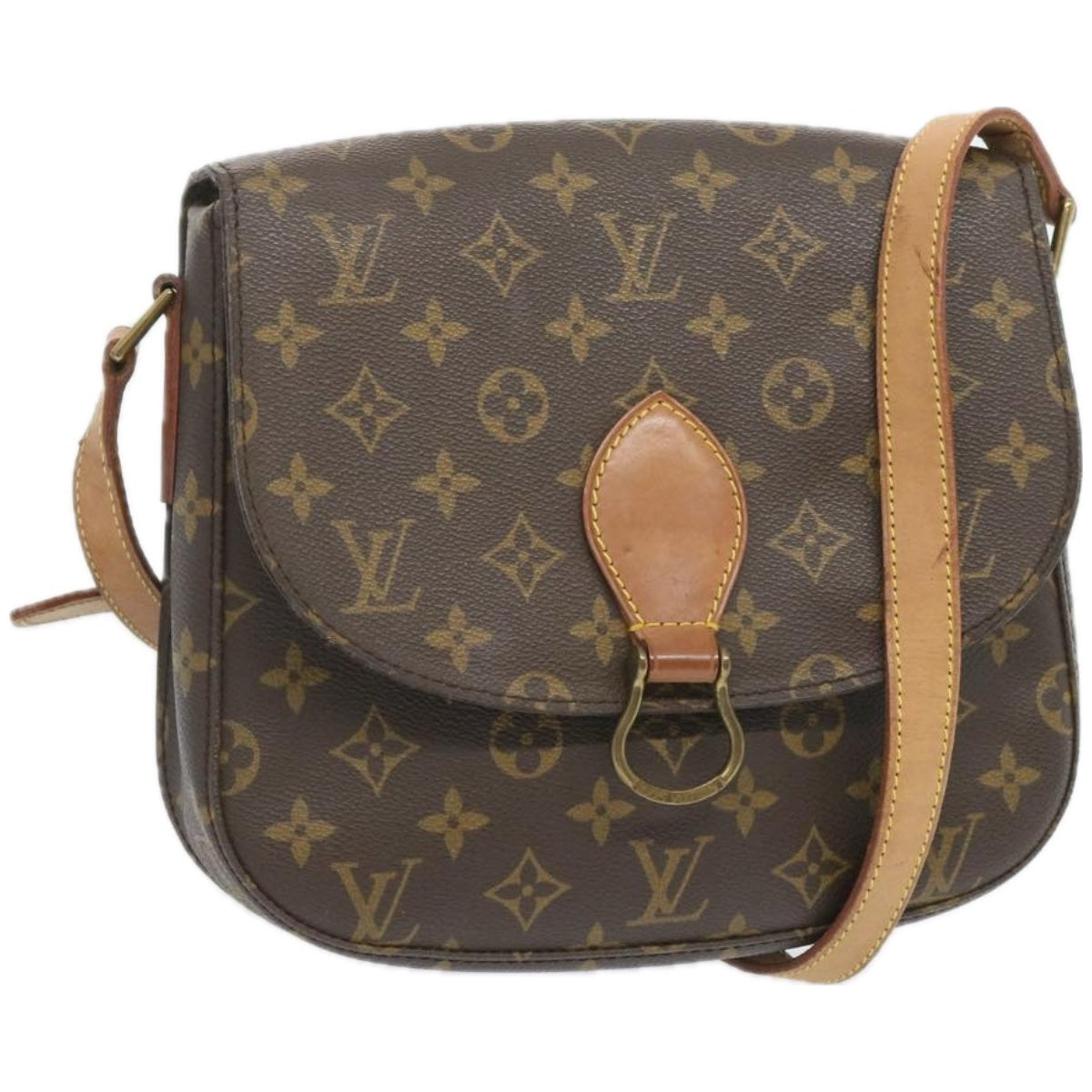 LOUIS VUITTON Monogram Saint Cloud GM Shoulder Bag M51242 LV Auth yk10729