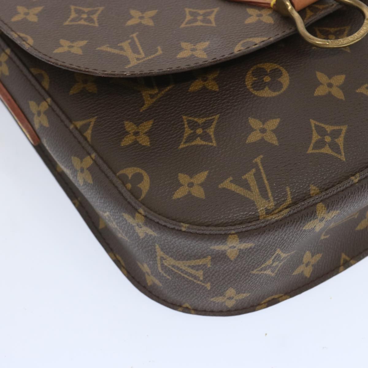 LOUIS VUITTON Monogram Saint Cloud GM Shoulder Bag M51242 LV Auth yk10729