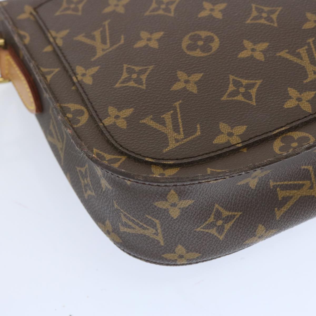 LOUIS VUITTON Monogram Saint Cloud GM Shoulder Bag M51242 LV Auth yk10729