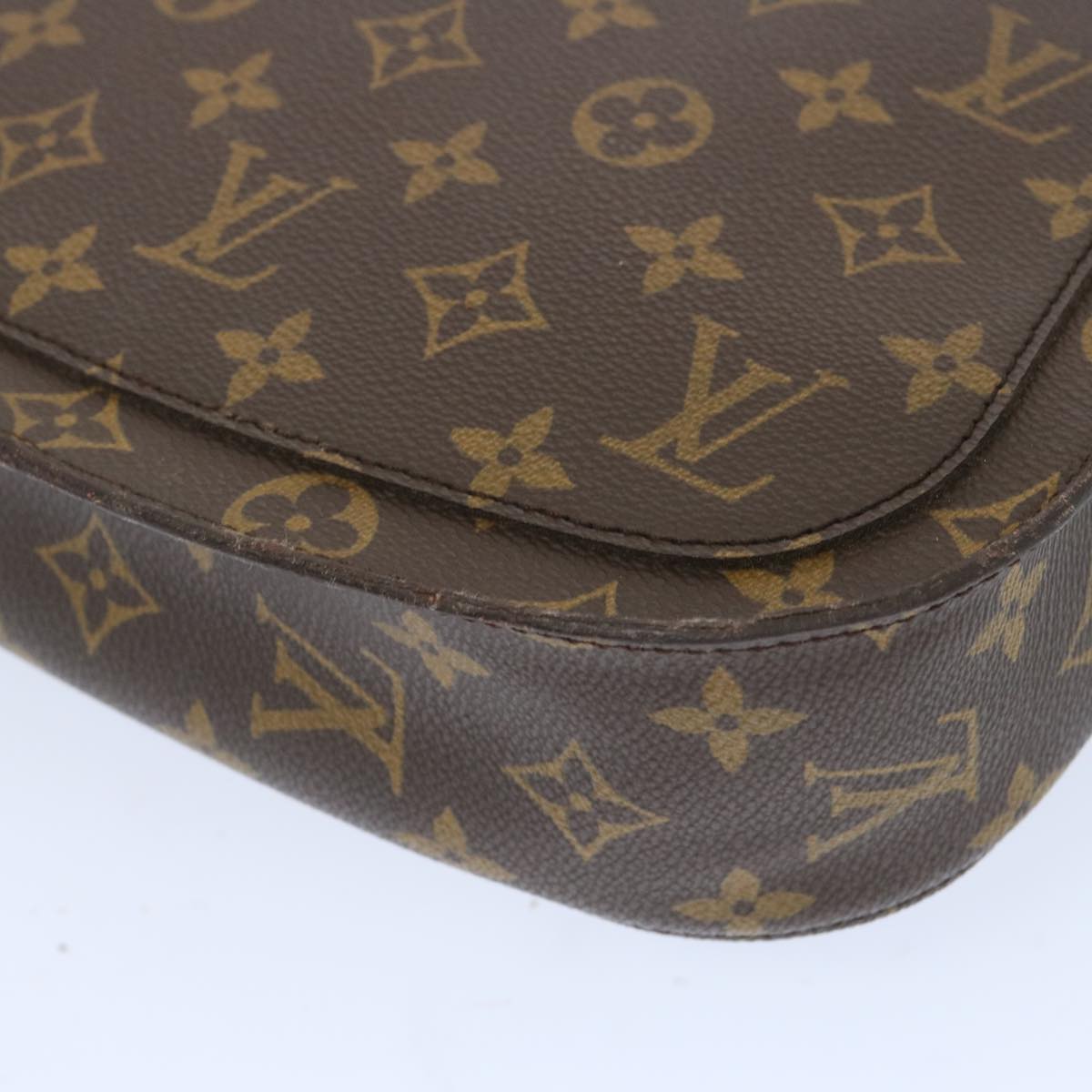 LOUIS VUITTON Monogram Saint Cloud GM Shoulder Bag M51242 LV Auth yk10729