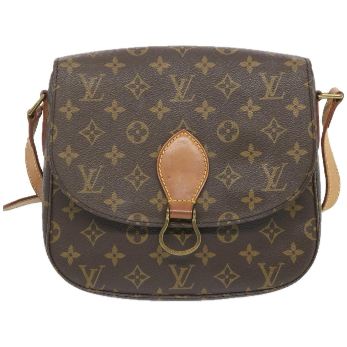 LOUIS VUITTON Monogram Saint Cloud GM Shoulder Bag M51242 LV Auth yk10729