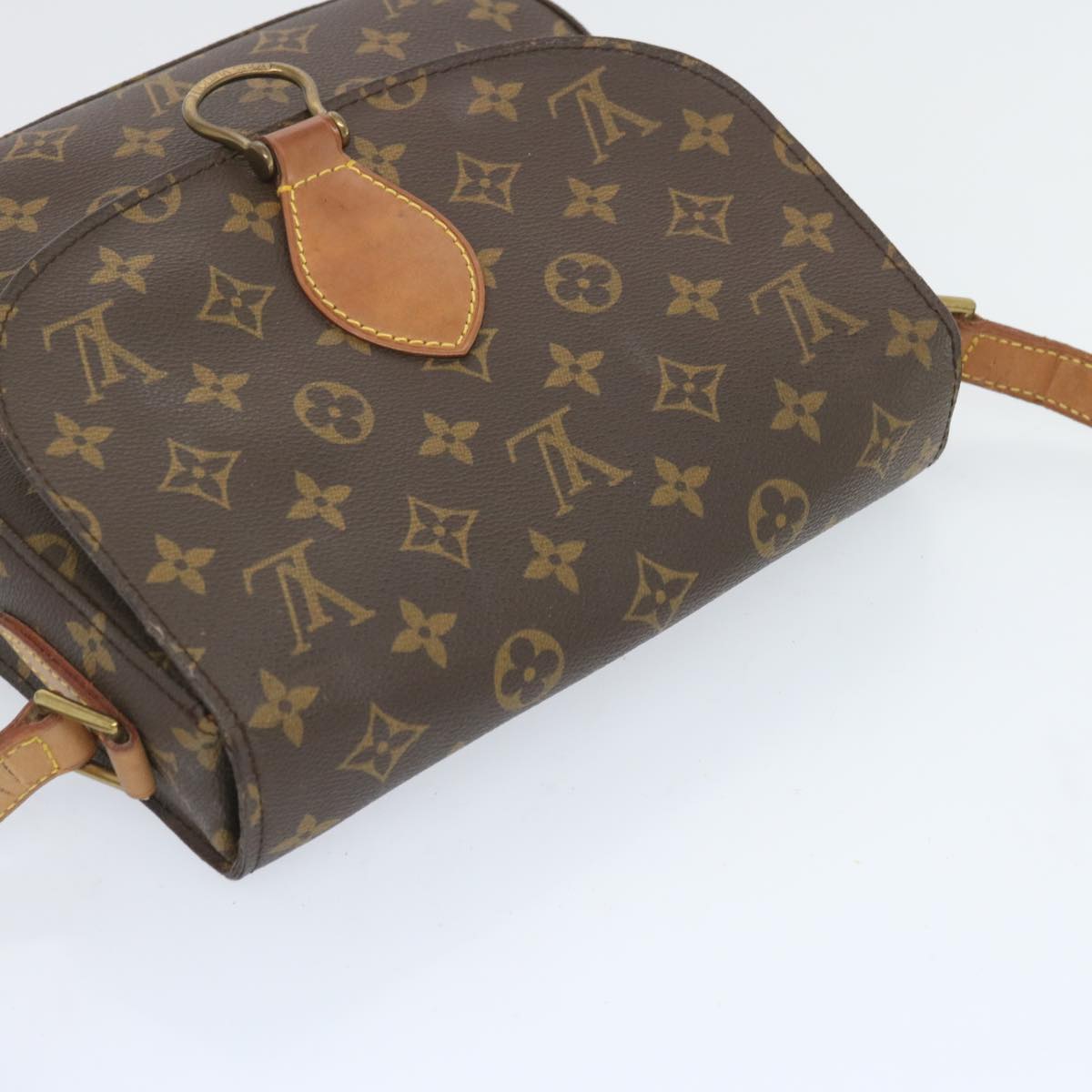 LOUIS VUITTON Monogram Saint Cloud GM Shoulder Bag M51242 LV Auth yk10729