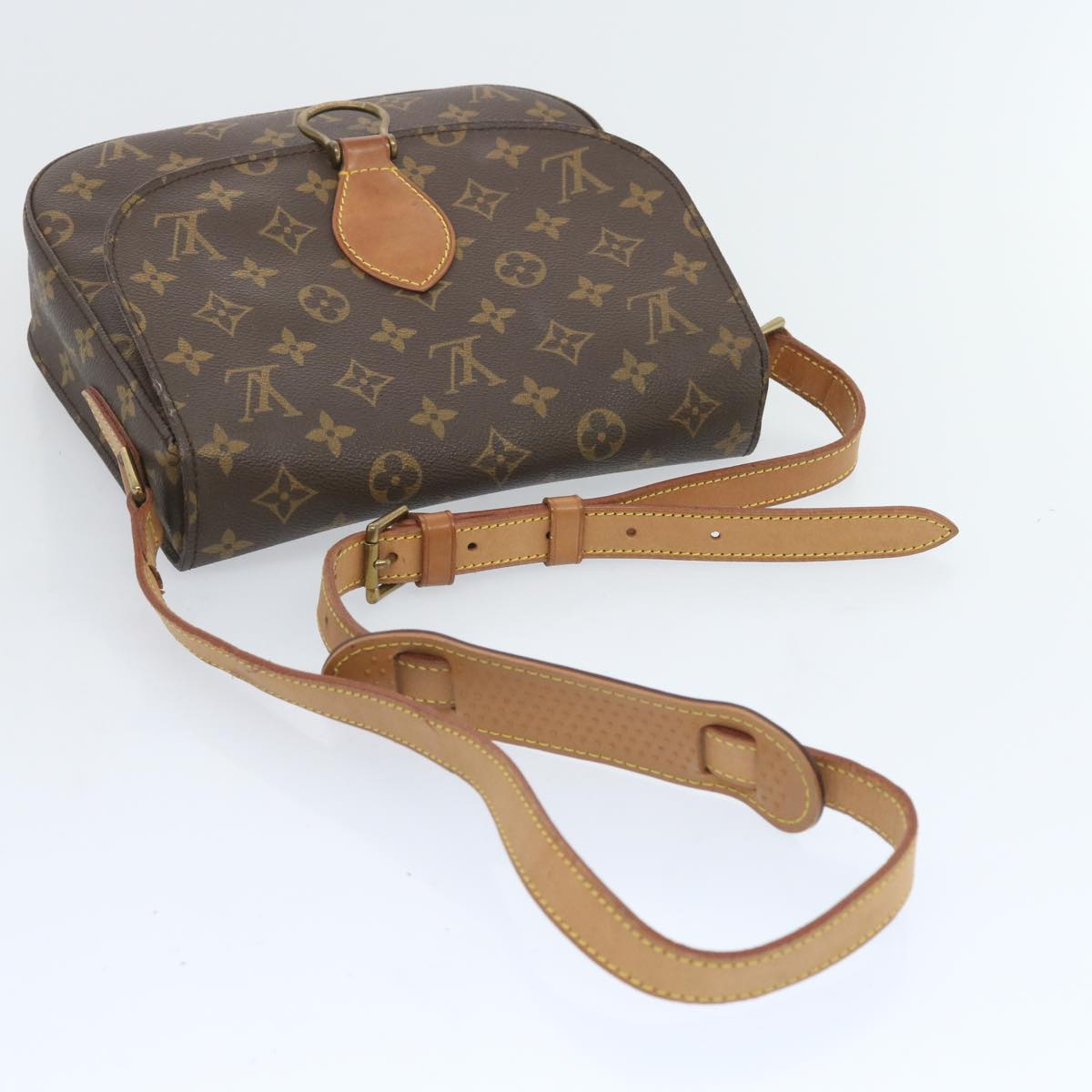 LOUIS VUITTON Monogram Saint Cloud GM Shoulder Bag M51242 LV Auth yk10729