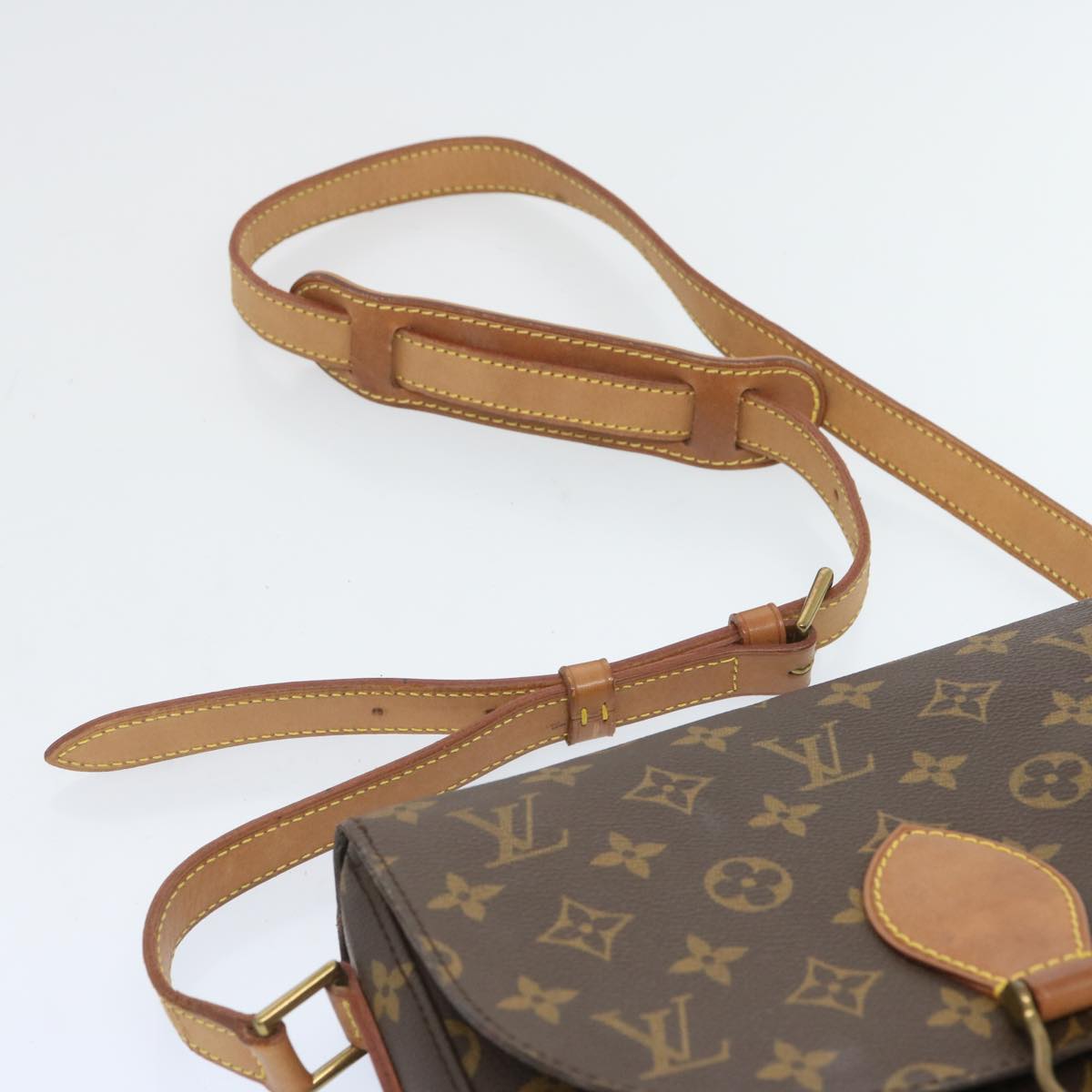 LOUIS VUITTON Monogram Saint Cloud GM Shoulder Bag M51242 LV Auth yk10729