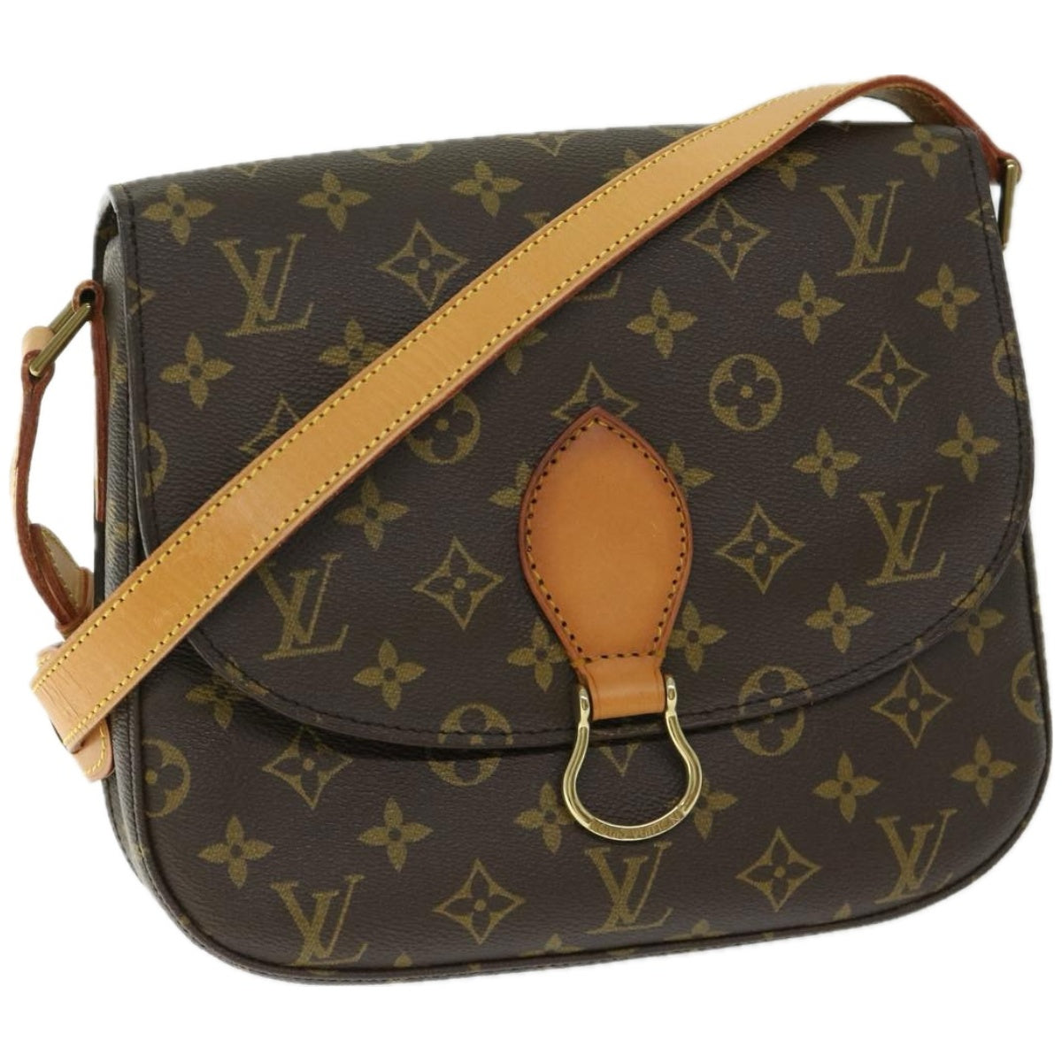 LOUIS VUITTON Monogram Saint Cloud GM Shoulder Bag M51242 LV Auth yk10747