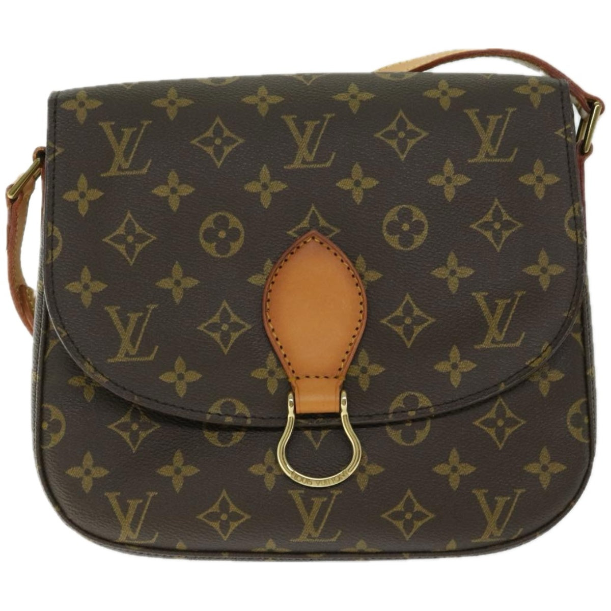 LOUIS VUITTON Monogram Saint Cloud GM Shoulder Bag M51242 LV Auth yk10747