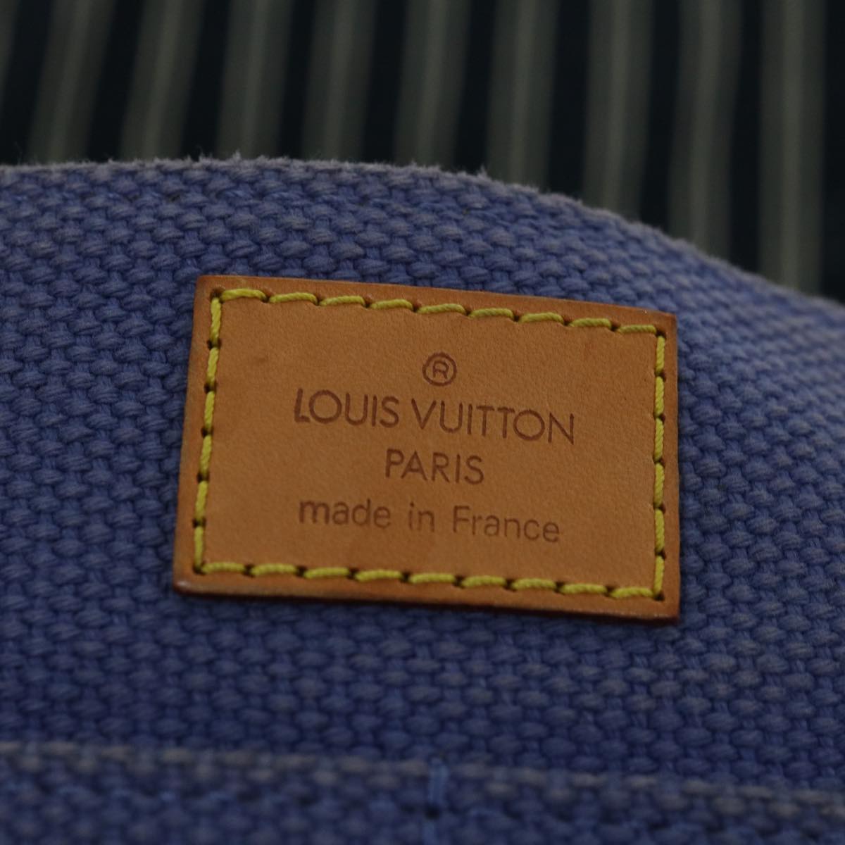 LOUIS VUITTON Antigua Buzzus PM Shoulder Bag Blue M40081 LV Auth yk10767