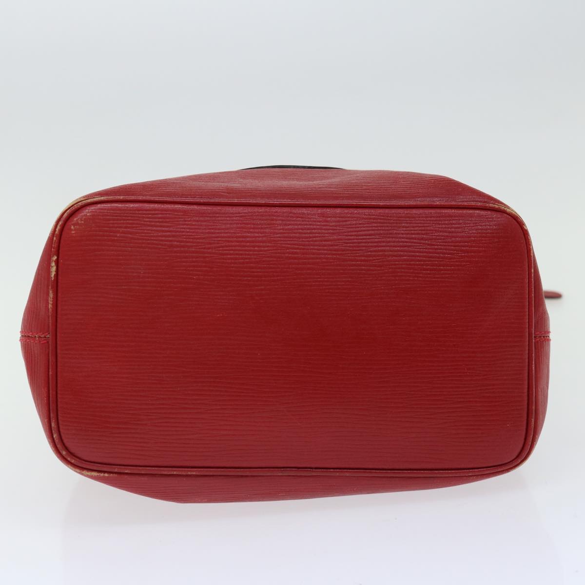 FENDI Shoulder Bag Leather Red Auth yk10770