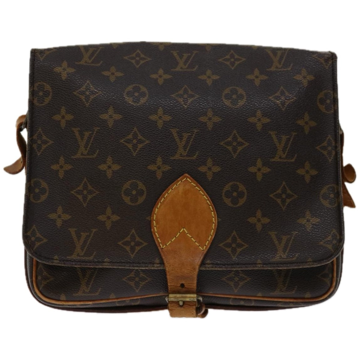 LOUIS VUITTON Monogram Cartouchiere GM Shoulder Bag M51252 LV Auth yk10778