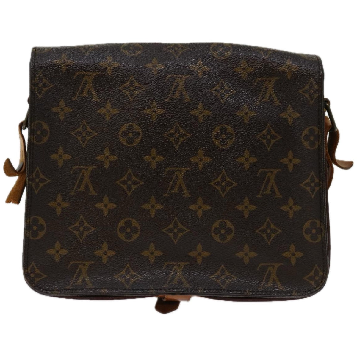 LOUIS VUITTON Monogram Cartouchiere GM Shoulder Bag M51252 LV Auth yk10778