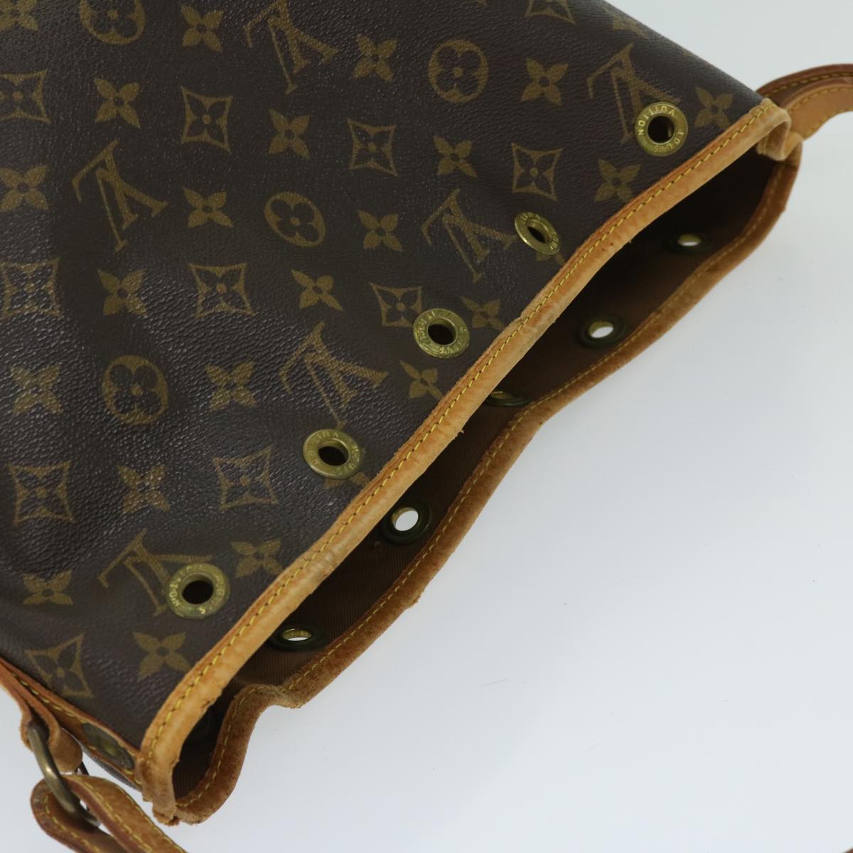 LOUIS VUITTON Monogram Petit Noe Shoulder Bag M42226 LV Auth yk10792