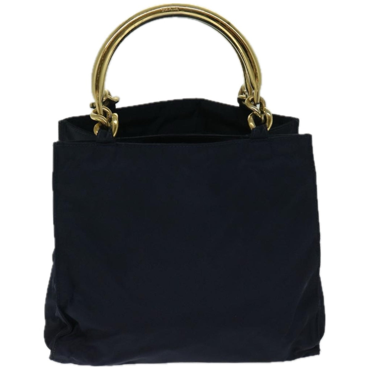 PRADA Hand Bag Nylon Navy Auth yk10804 - 0