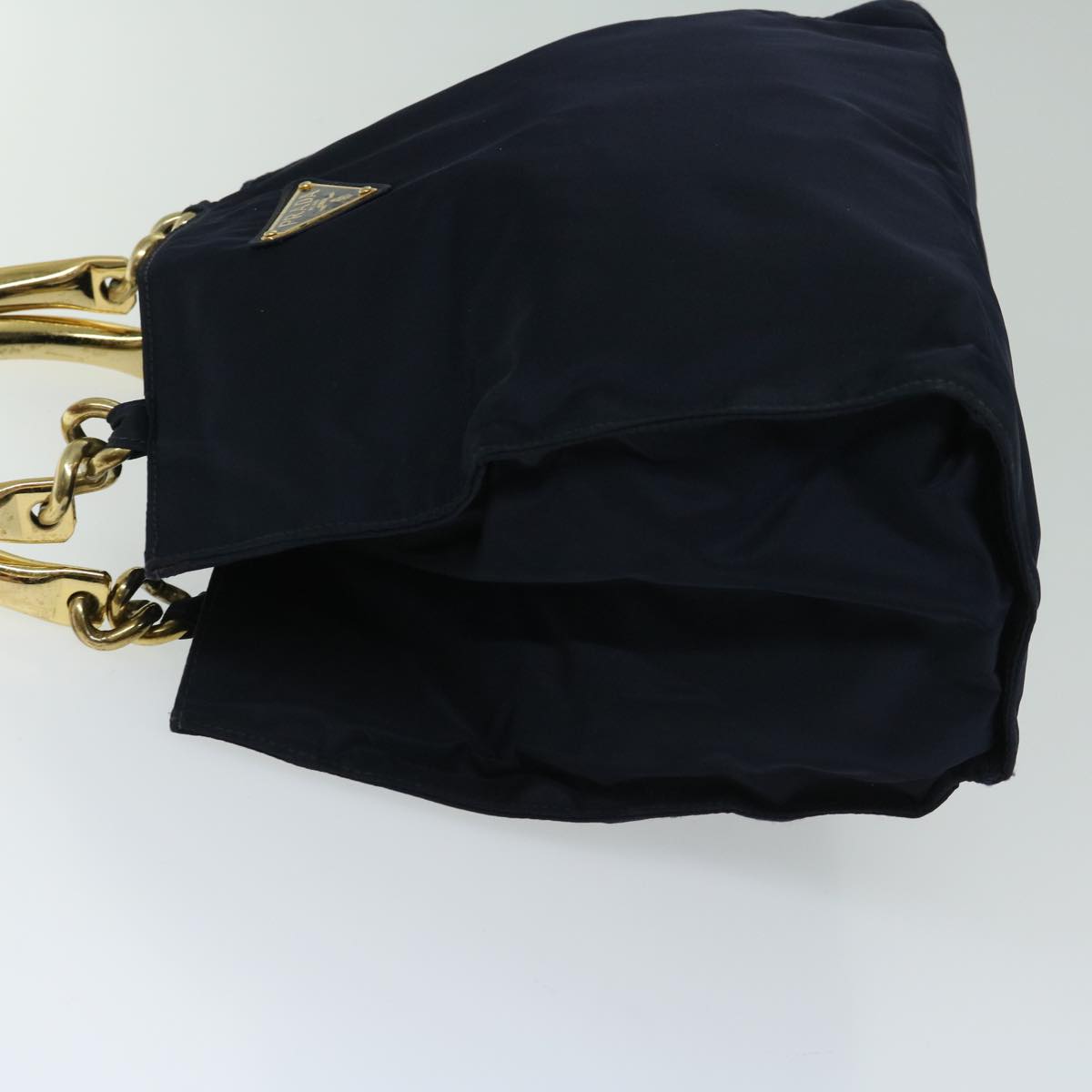 PRADA Hand Bag Nylon Navy Auth yk10804