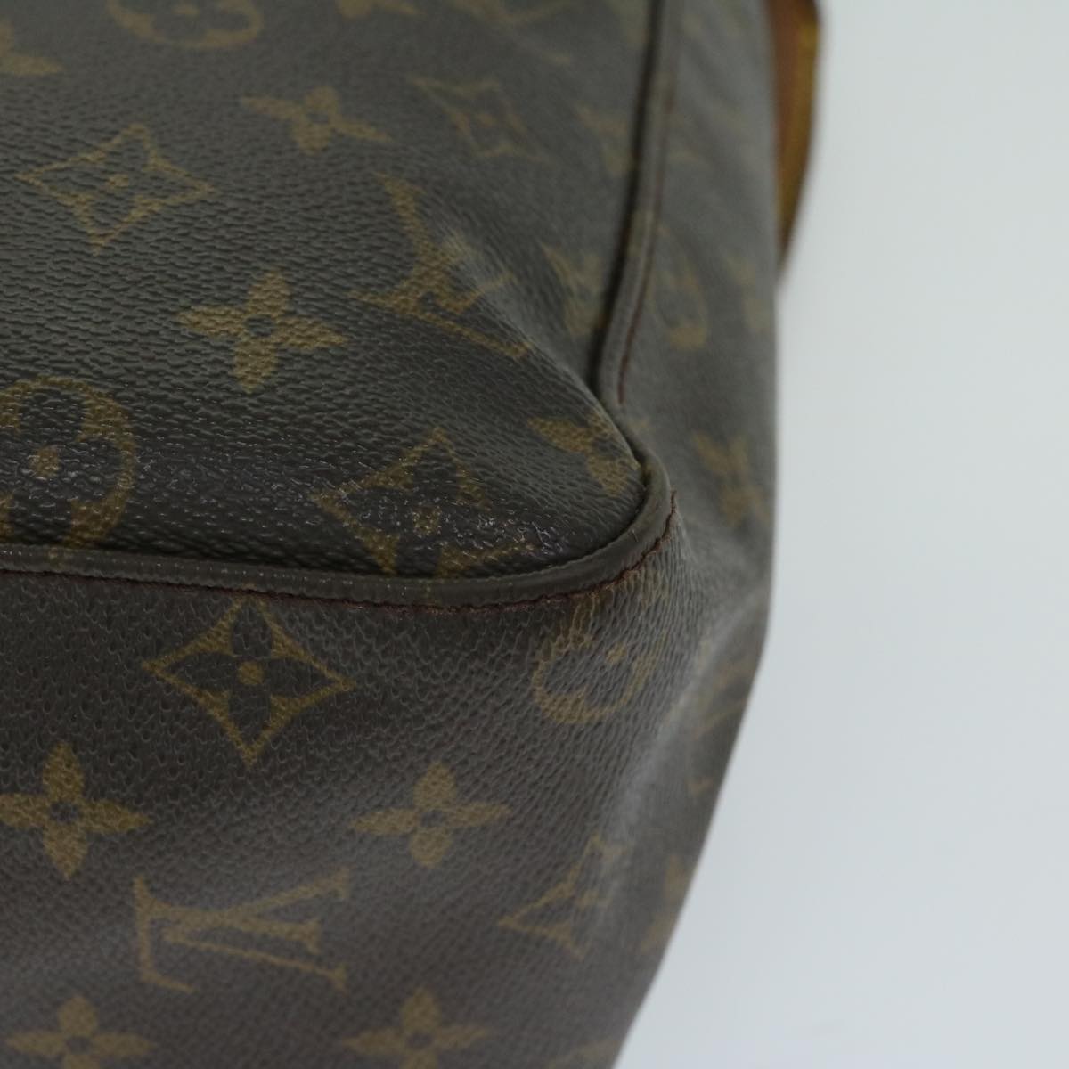 LOUIS VUITTON Monogram Looping GM Shoulder Bag M51145 LV Auth yk10818