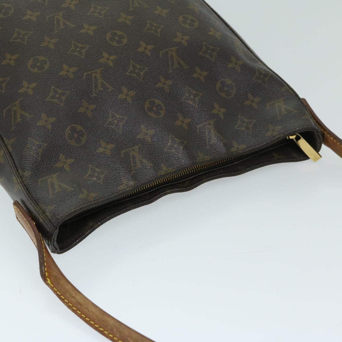 LOUIS VUITTON Monogram Looping GM Shoulder Bag M51145 LV Auth yk10818